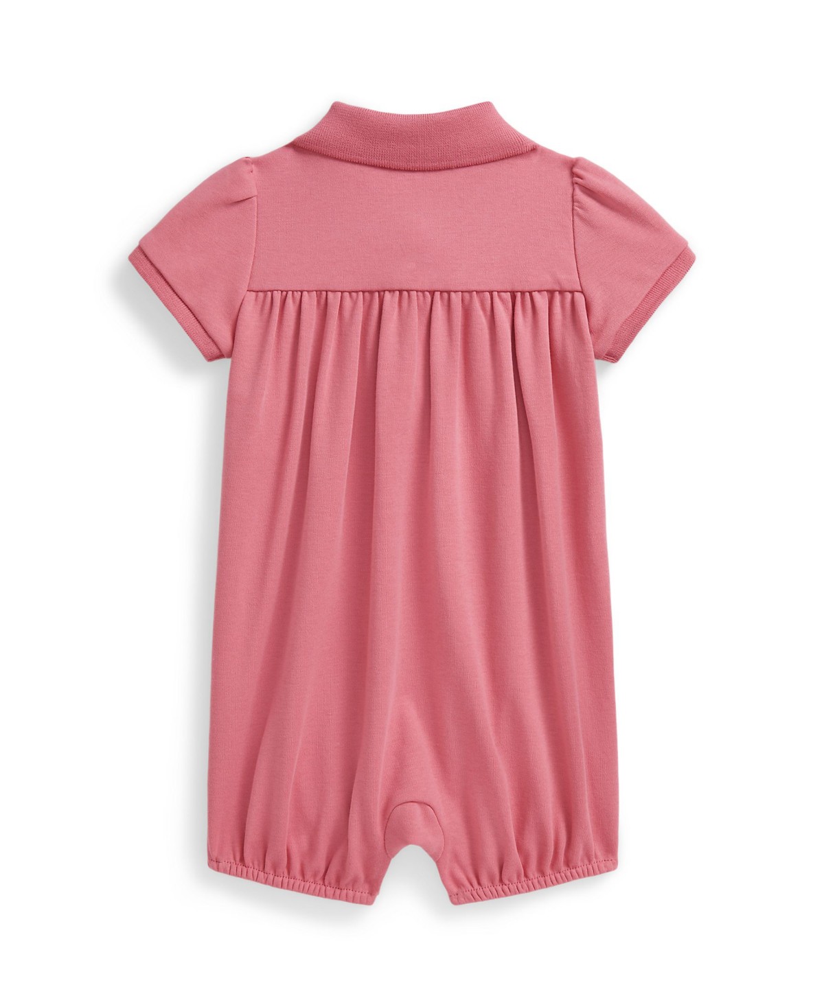 Детские Polo Ralph Lauren Baby Girls' Short-Sleeve Polo Bubble Shortall — фото 3