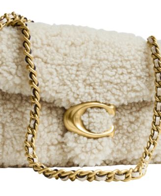 Tabby Small Shearling Crossbody Bag 20