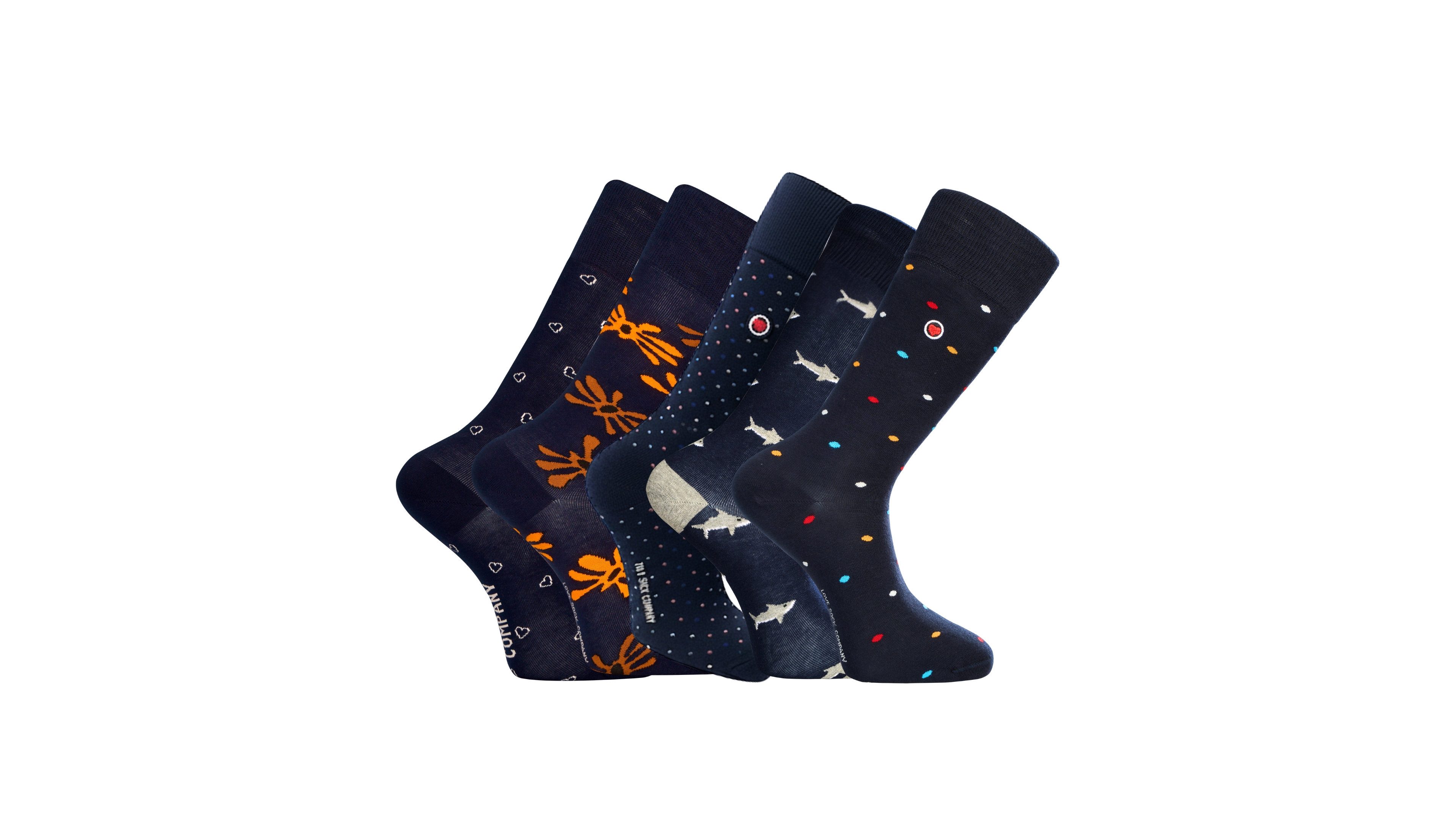 Love Sock Company Men's Athens Gift Bundle Socks, 5-Pack