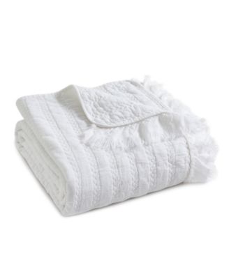 Wilhemina Stone Washed Quilted Throw, 50" x 60"