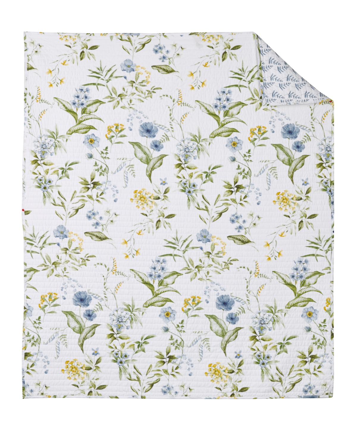 Levtex Viviana Watercolor Floral Quilted Throw, 50" x 60"
