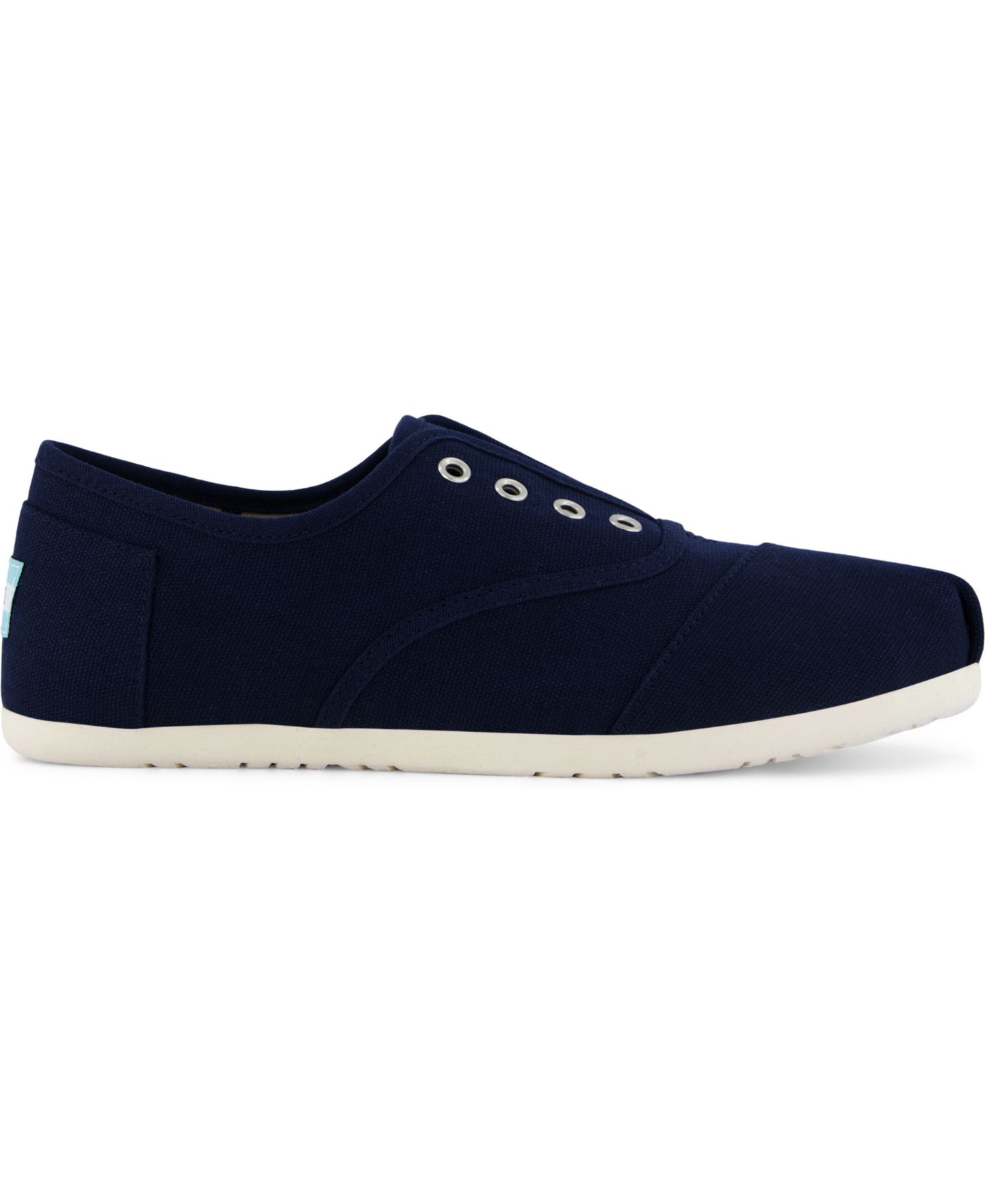 Женские кроссовки TOMS Cordones Plus Slip-On, цвет: Тёмно-синий холщовый — фото 2