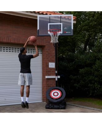 Portable Basketball Hoop, Adjustable Height, 50" Backboard & Rebounder
