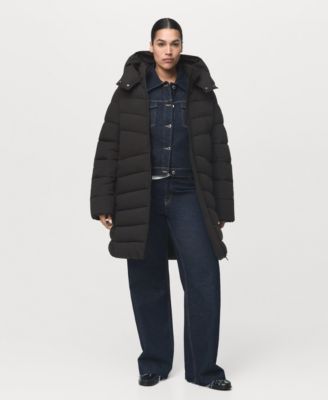 Women's Hood Midi Quilted Anorak