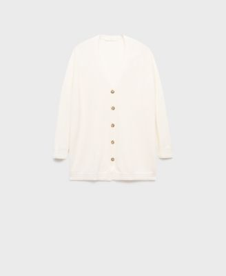 Women's Buttoned Wool Cardigan