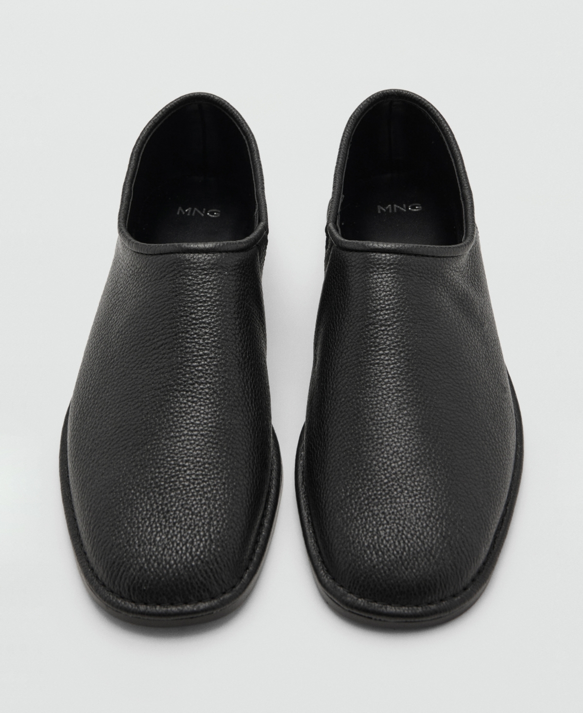 Mango Women's Leather Flat Shoes