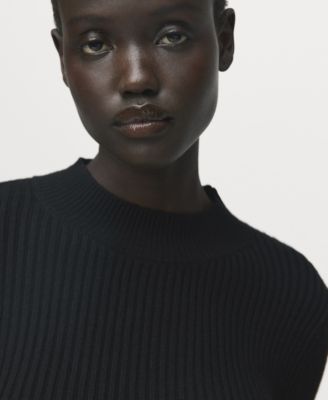 Women's Ribbed Peplum Sweater