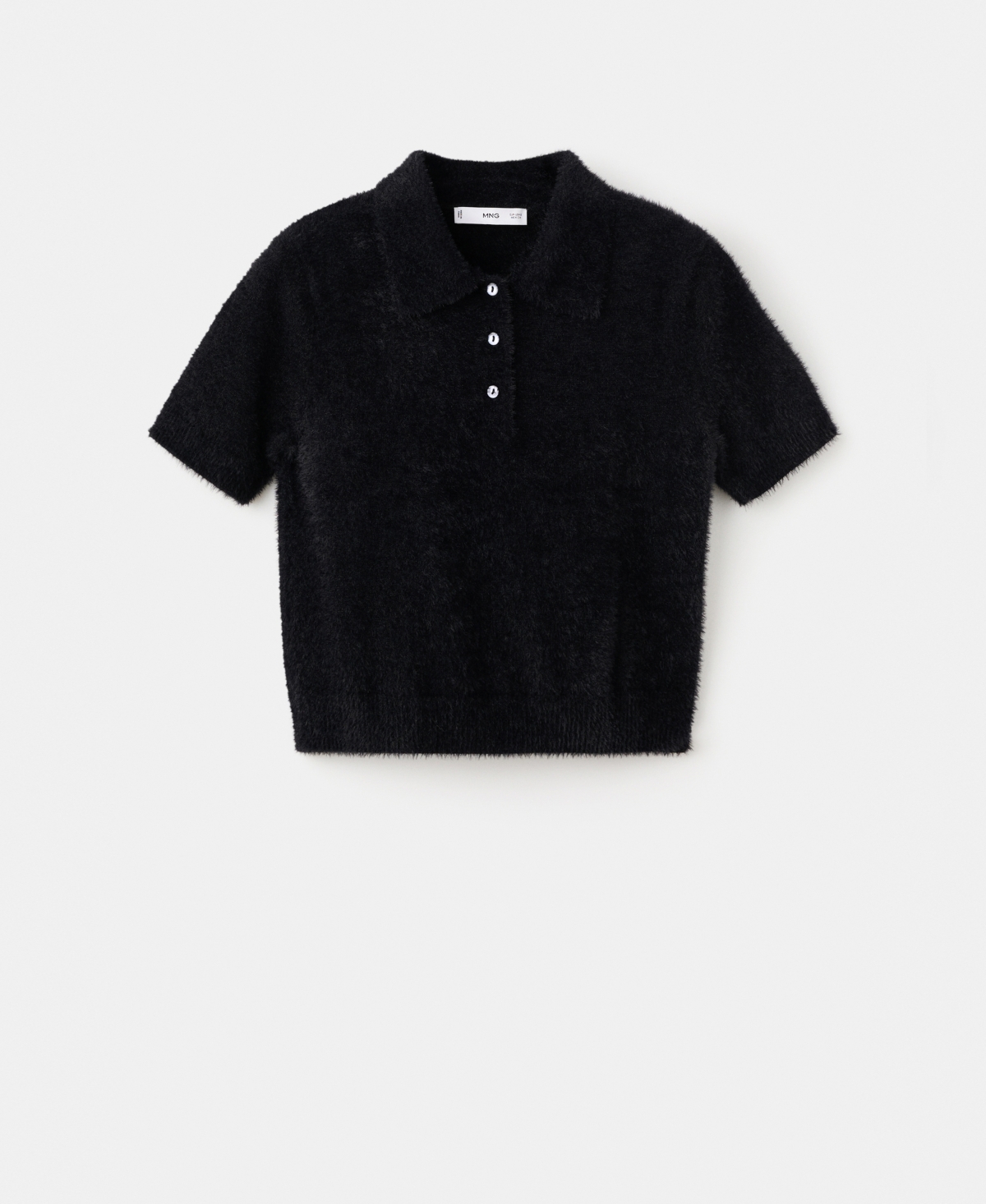 Mango Women's Fur-Effect Polo-Neck Sweater