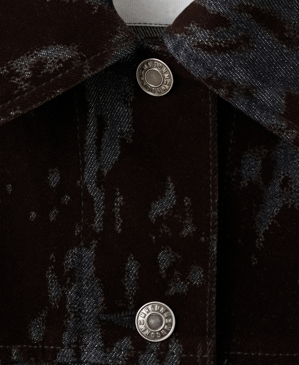 Mango Women's Devore Denim Jacket In Brown