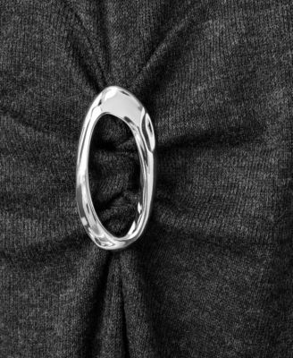 Women's Ring Detail Ruched Dress