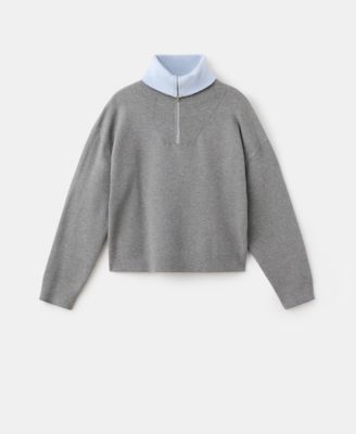 Women's Turtleneck Zip Sweater