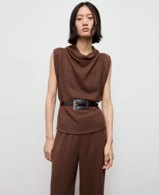 Women's Seam-Detail Straight-Fit Pants