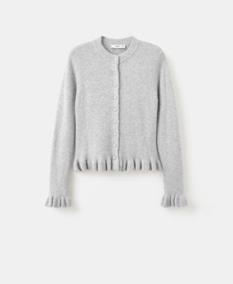 Women's Ruffle Knit Cardigan
