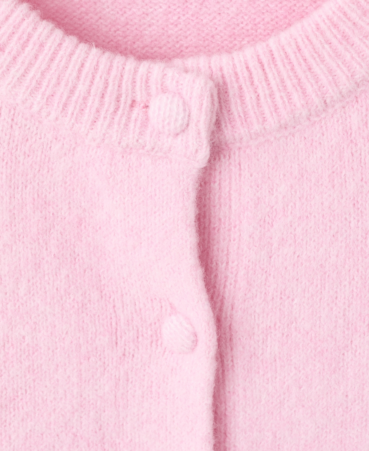 Mango Knitted Button Cardigan Pink In Pink