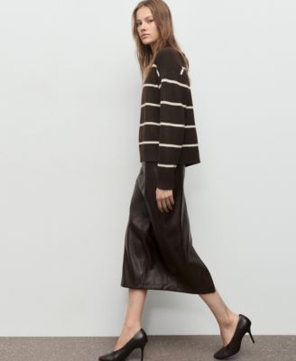 Women's Knit Striped Sweater