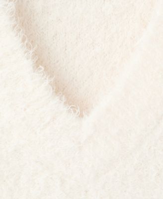 Women's Fur-Effect Knitted Sweater