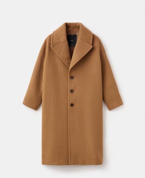 Женские куртки MANGO Women's Lapel Manteco Wool Coat