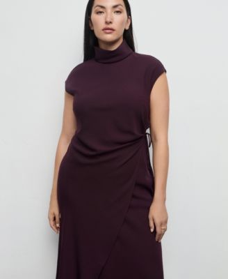 Women's Turtleneck Wrap Dress