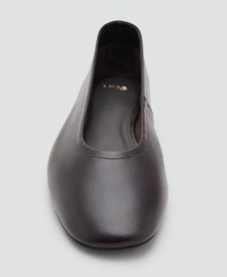 Women's Leather Flat Shoes