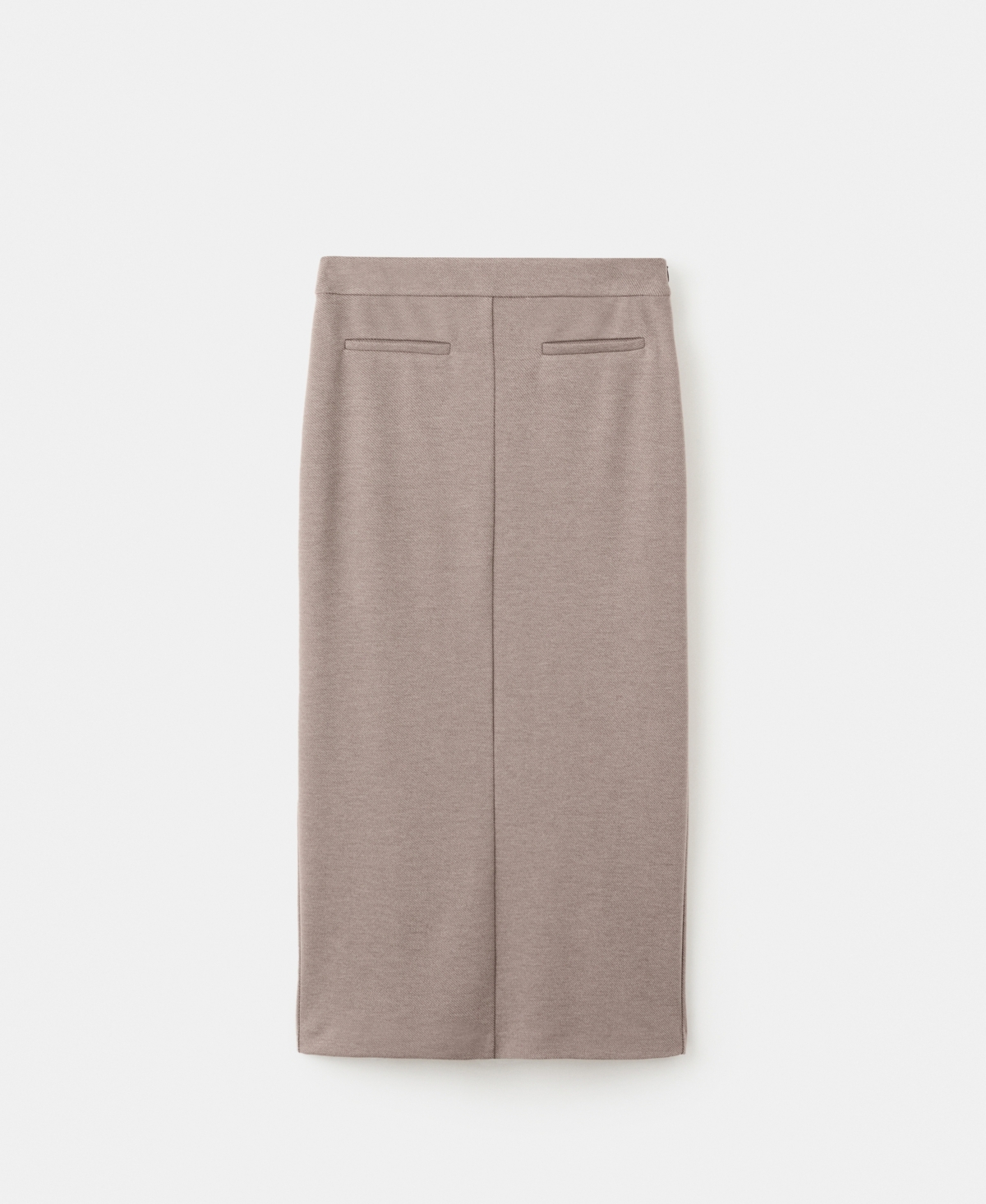 Mango Pencil Skirt In Brown
