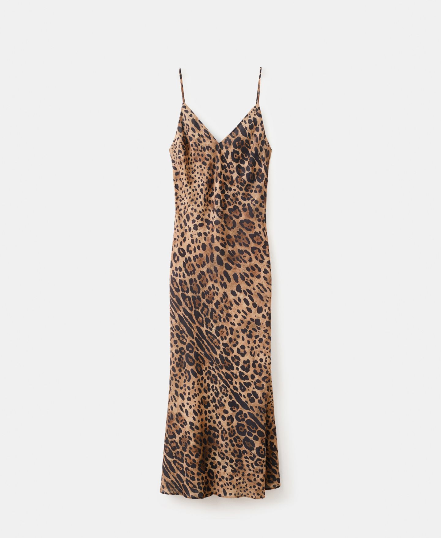 Женское платье MANGO Leopard-Print Open-Back, цвет: Коричневый — фото 5