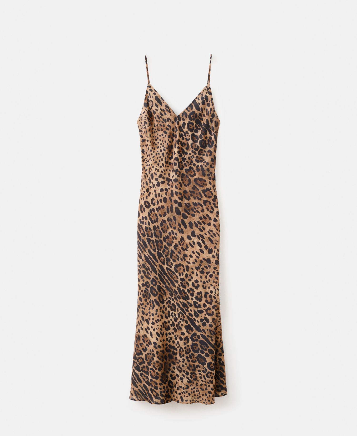 Women's Leopard-Print Open-Back Dress