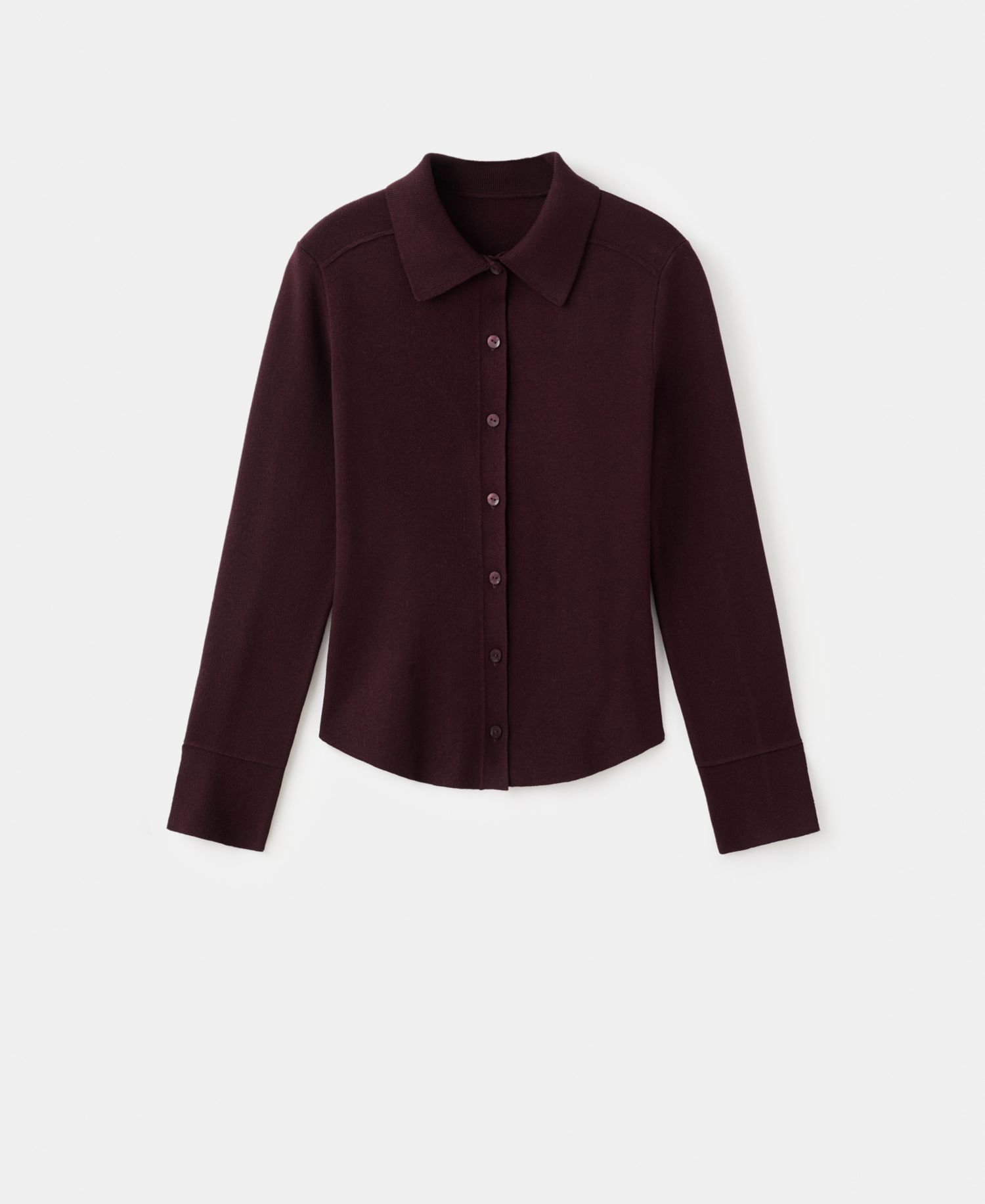 Women's Shirt Collar Cardigan Sweater
