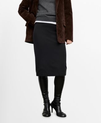 MANGO - Women's Midi Pencil Skirt