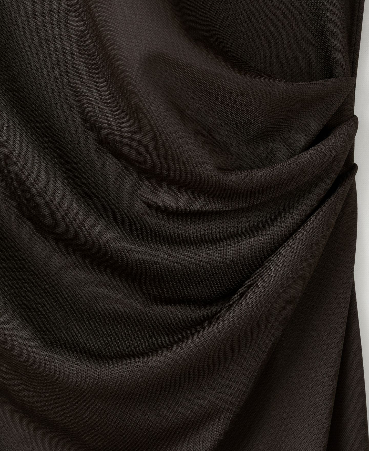 Женское платье Mango Bell Sleeves Fitted, цвет: Коричневый — фото 5