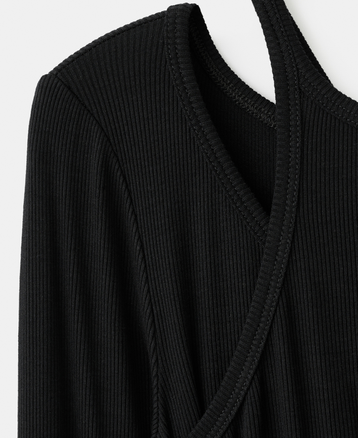 Mango Women's Ribbed Combined T-Shirt