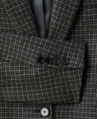Women's Wool Check Blazer