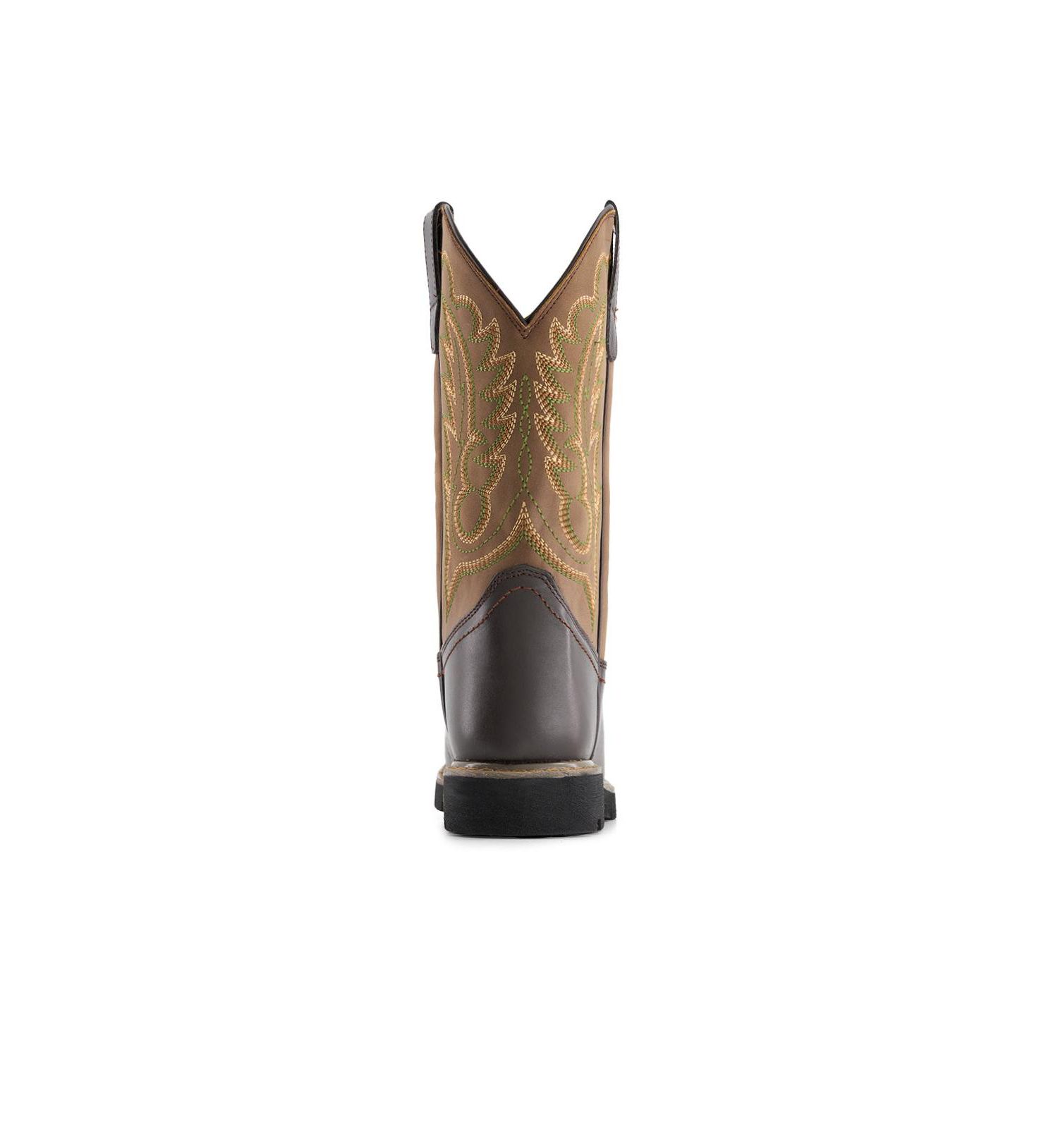 Men's Leather Cowboy Boots Bicolor