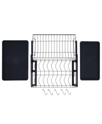 Metal 2-Tier Countertop Caddy, Black