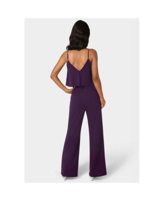 Women's Ruffle Wide Leg Jumpsuit