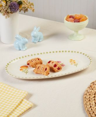 Floral Oval Platter, Exclusively at Macy's