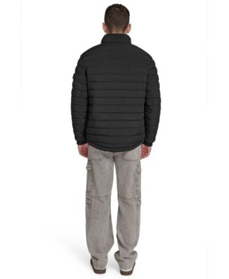 Men's Quilted Long-Sleeve Jacket