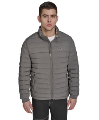 Men's Quilted Long-Sleeve Jacket
