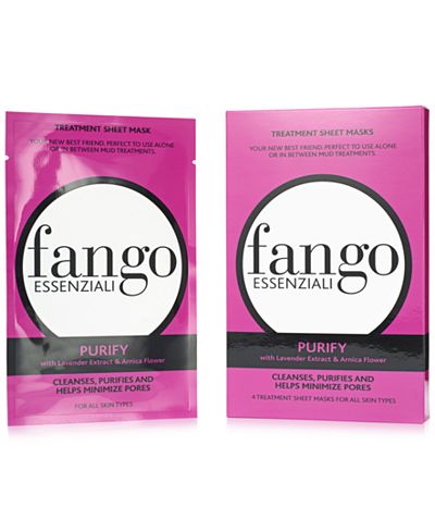 fango ESSENZIALI Sheet Mask 4-Pack, PURIFY, Only at MACYS