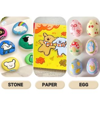 12 Colors Gray Tones Art Markers, Soft Brush Pens Set Quick-Drying and Waterproof for Sketching, Canvas, Rock, Glass and DIY Crafts