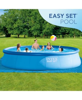 28141EH 13' x 33" Easy Set Inflatable Swimming Pool w/ 530 GPH Filter Pump