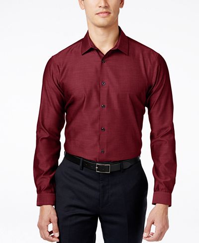 INC International Concepts Men's Blake Long-Sleeve Non-Iron Shirt, Only at Macy's