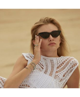 Handmade Rope Braided Sterling Silver Beaded Chain Bracelet