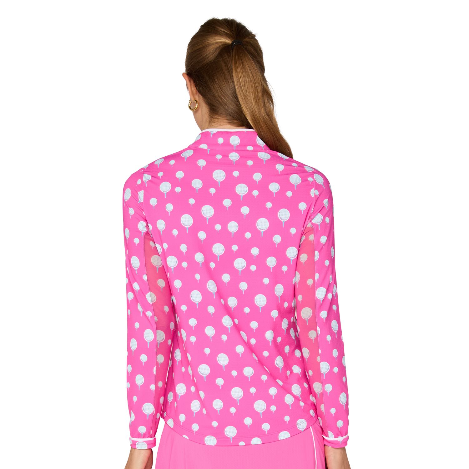 G Lifestyle Binding Quarter Zip Top