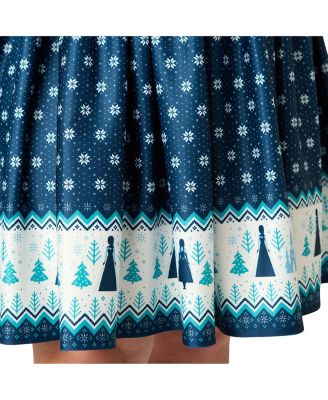 Women's Plus Size Boat Neck Belted Stephanie Fit & Flare Dress