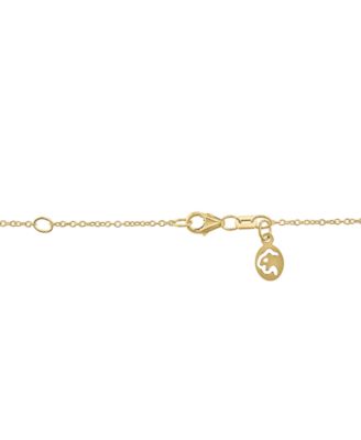 Diamond Pendant Necklace (1/4 ct. t.w.) in 14k Yellow Gold