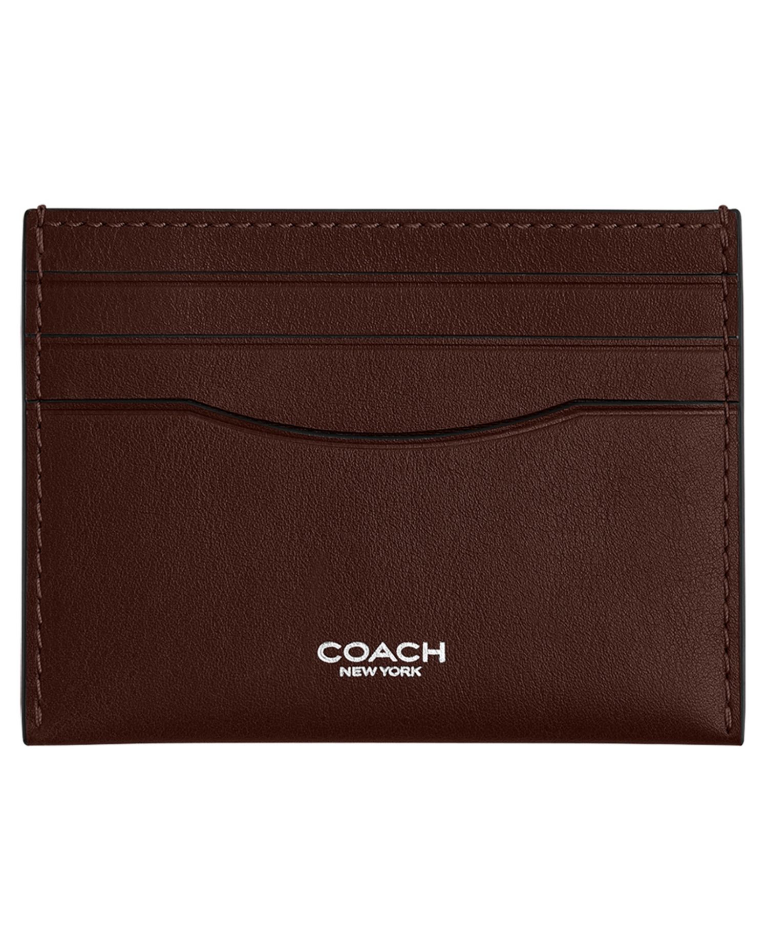 Men's Leather Flat Card Case Wallet