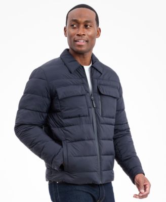 Men's Quilted Shirt Jacket