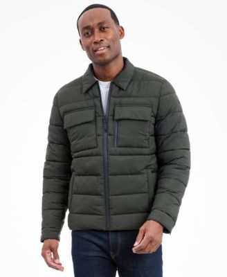 Men's Quilted Shirt Jacket