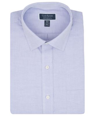 Men's Pinpoint Solid Dress Shirt