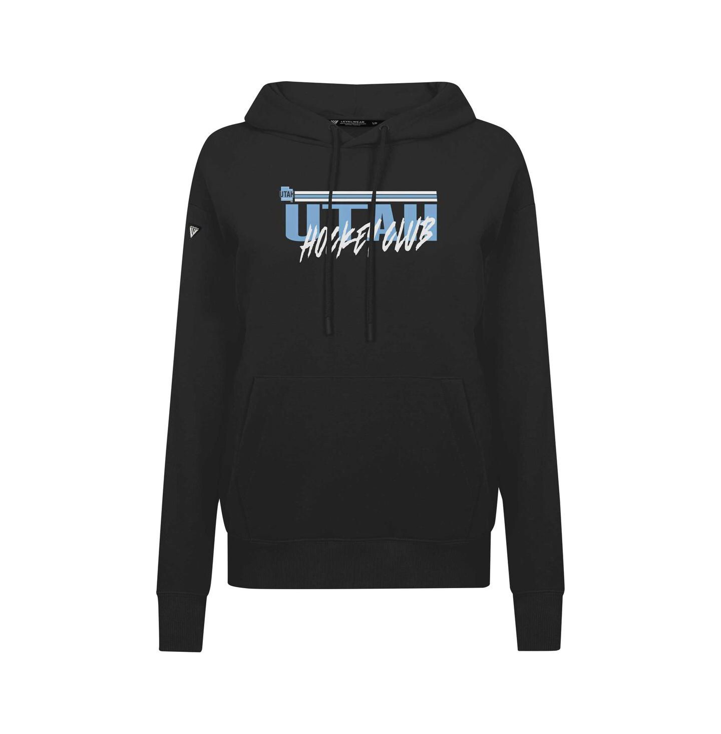 Женское худи LevelWear Black NHL Utah Adorn Etched Pullover — фото 2